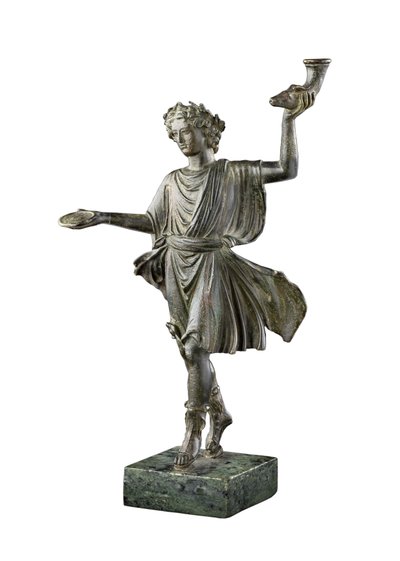 Statuette of Lar, deity of the home and family, 1st century by Roman